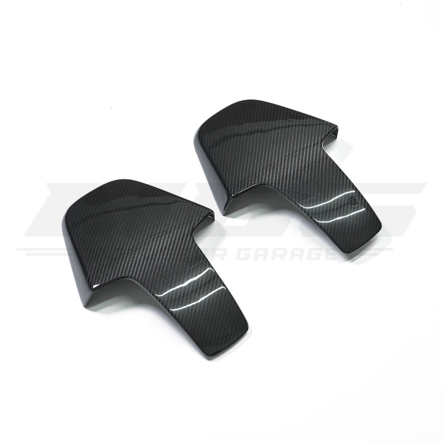 Dry Carbon Fiber seat back covers for BMW G80 M3 & G82 M4 comfort seats.