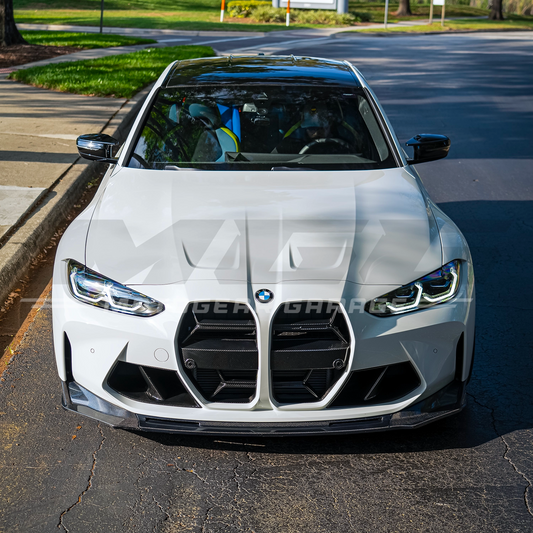 MGG V-Style Dry Carbon Fiber Front Lip for BMW G8X M3 & M4 2021+