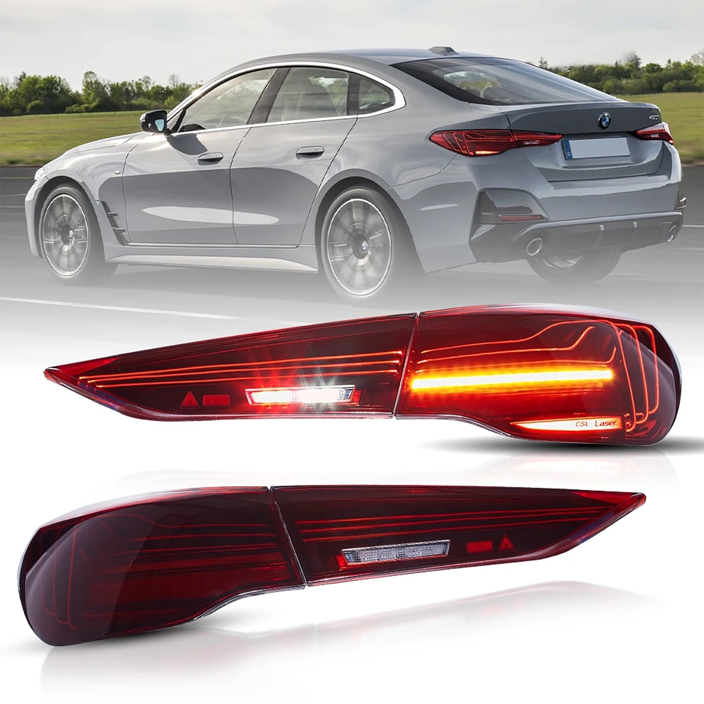 VLAND CSL Laser Tail Lights for BMW 4 Series and G82 / G83 M4.
