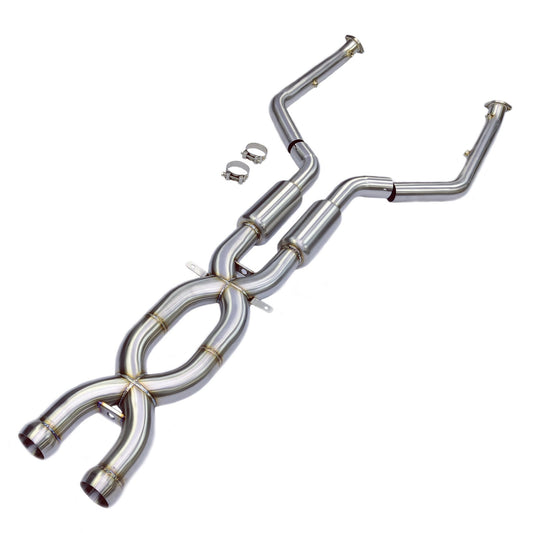IRL E9x Double X Pipe