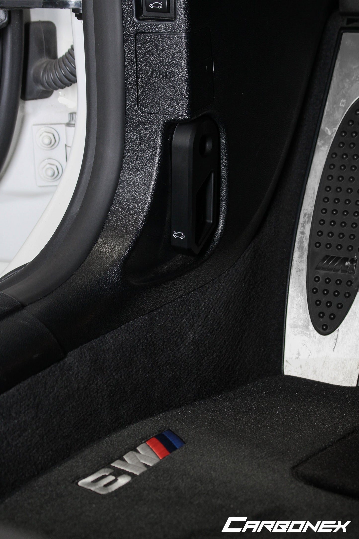 BMW E Chassis Hood Latch Handle - Black | 1M, E9X M3 | 1, 3 Series