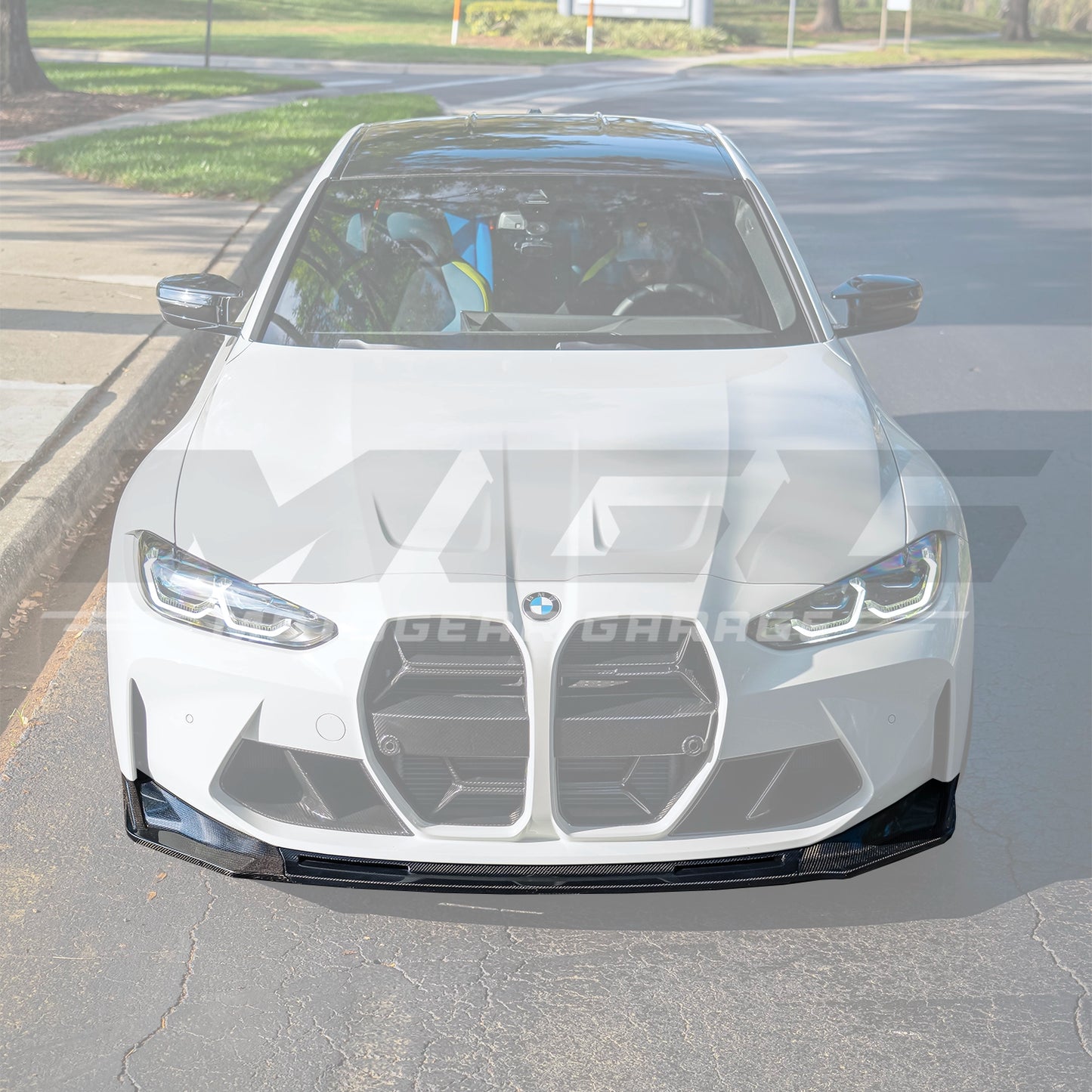 MGG V-Style Dry Carbon Fiber Front Lip for BMW G8X M3 & M4