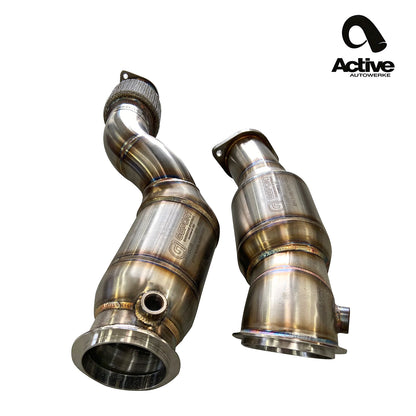 Active Autowerke GESI Catted Downpipes for BMW S58 G80 M3 & G82 M4