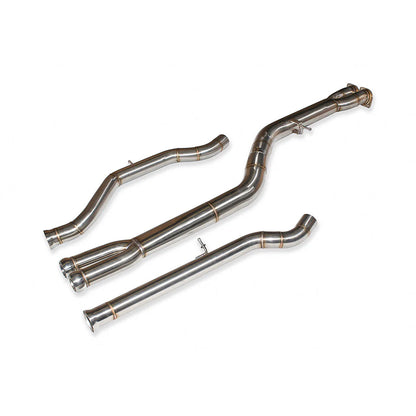 Active Autowerke Single Mid Pipe with Active F-Brace for BMW F80 M3 & F82 M4