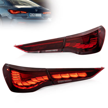 Vland OLED Tail Lights With Dynamic Welcome Lighting for 20-22 BMW 4 Series G22 / G23 / G82 / G83