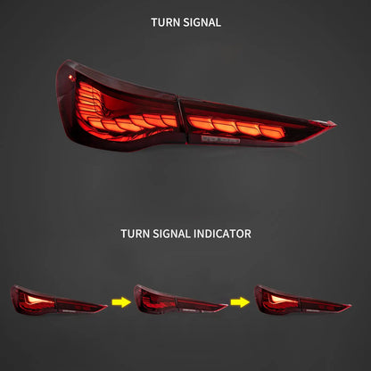 Vland OLED Tail Lights With Dynamic Welcome Lighting for 20-22 BMW 4 Series G22 / G23 / G82 / G83