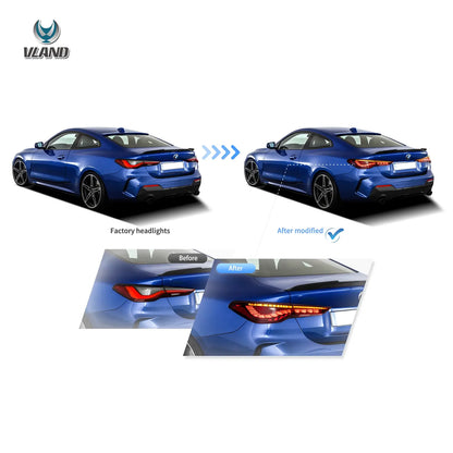 Vland OLED Tail Lights With Dynamic Welcome Lighting for 20-22 BMW 4 Series G22 / G23 / G82 / G83