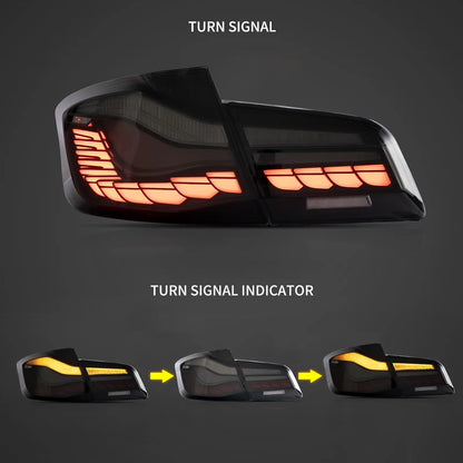 Vland OLED Tail Lights With Dynamic Welcome Lighting (CS Style) for 11-17 BMW 5 Series M5 (F10 & F18)