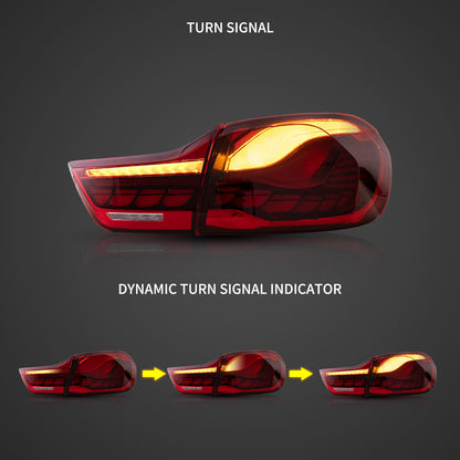 Vland OLED Tail Lights With Dynamic Welcome Lighting for 14-20 BMW 4 Series / F82 M4